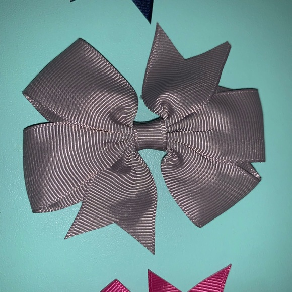 Set of 3 hair bow - Picture 4 of 6